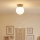 Brilagi - Foco orientable MILO ECRU 1xE27/60W/230V beige/dorado
