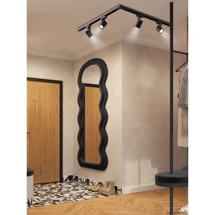 Brilagi - Foco orientable para sistema de riel HUSKY 4xGU10/10W/230V negro