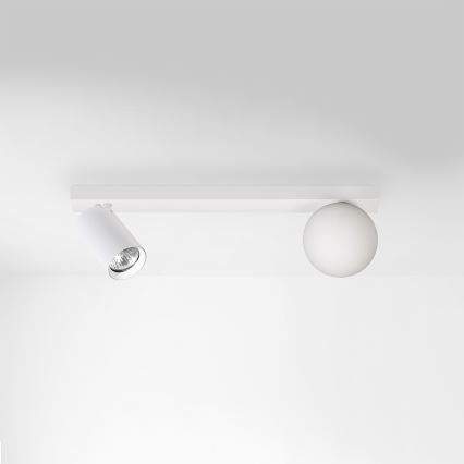 Brilagi - Foco orientable SELE BALL 1xGU10/30W/230V + 1xG9/10W blanco