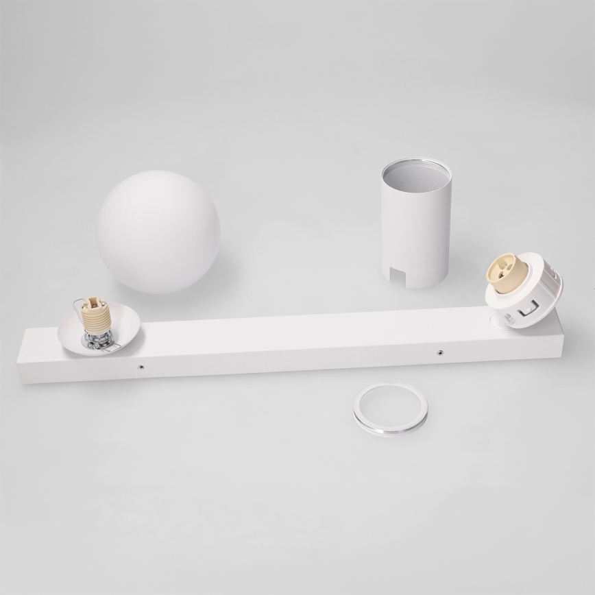 Brilagi - Foco orientable SELE BALL 1xGU10/30W/230V + 1xG9/10W blanco