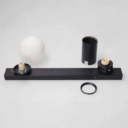Brilagi - Foco orientable SELE BALL 1xGU10/30W/230V + 1xG9/10W negro