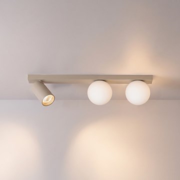 Brilagi - Foco orientable SELE BALL 1xGU10/30W/230V + 2xG9/10W beige