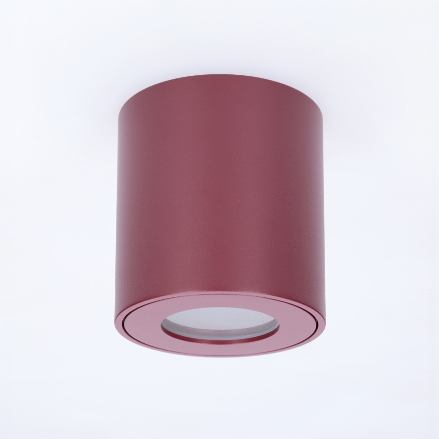 BRILAGI - Foco para baño MIA 1xGU10/30W/230V 84x80 mm burdeos IP54