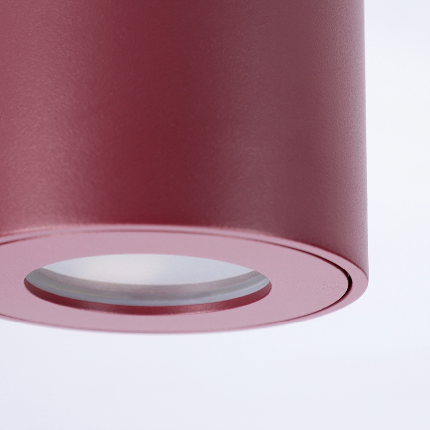BRILAGI - Foco para baño MIA 1xGU10/30W/230V 84x80 mm burdeos IP54