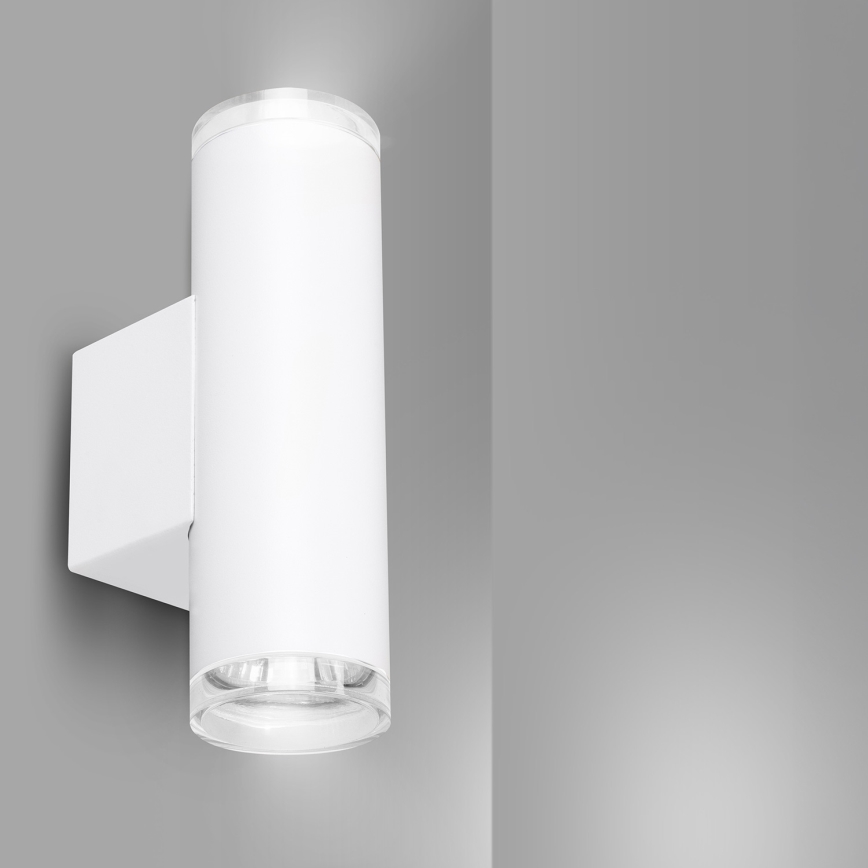 Brilagi - Aplique de pared para baño SELE AQUA 2xGU10/30W/230V IP44 blanco