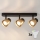 Brilagi - Foco regulable LED RGBW NUGGET 3xGU10/4,8W/230V negro/dorado