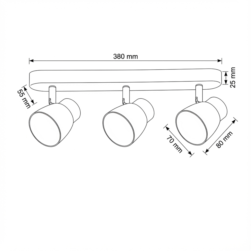 Brilagi - Foco regulable LED RGBW NUGGET 3xGU10/4,8W/230V negro/dorado
