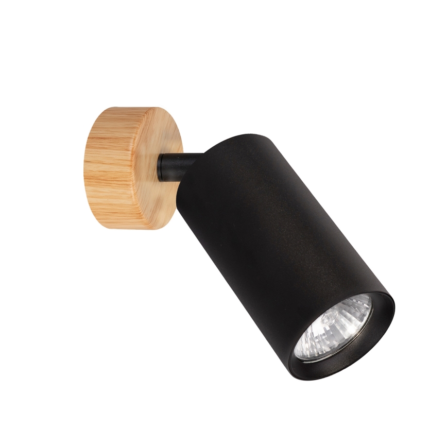 Brilagi - Foco SELE 1xGU10/30W/230V negro/acabado roble