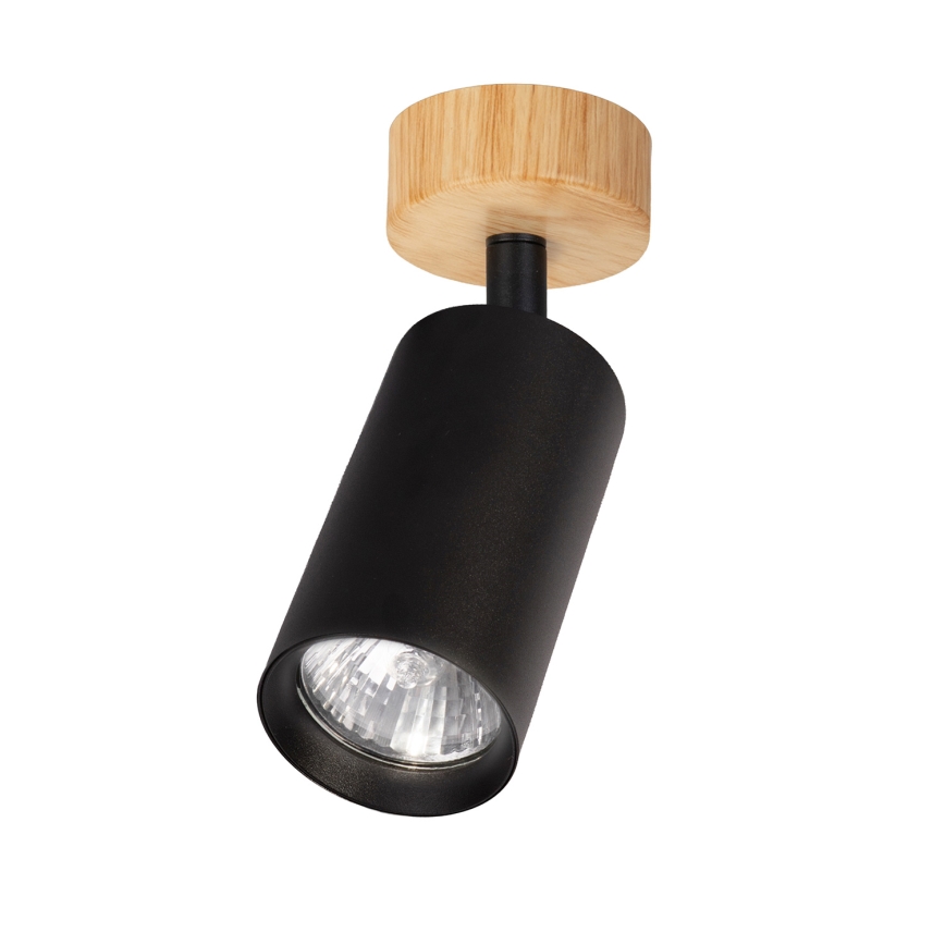 Brilagi - Foco SELE 1xGU10/30W/230V negro/acabado roble