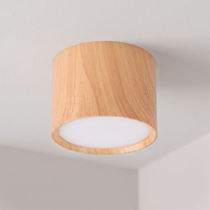 BRILAGI - Foco SMOOTH 1xGX53/15W/230V 60x82 mm, acabado roble