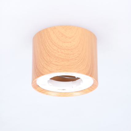 BRILAGI - Foco SMOOTH 1xGX53/15W/230V 60x82 mm, acabado roble
