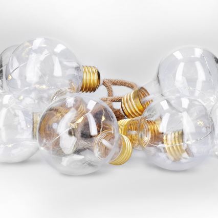 Brilagi - Guirnalda decorativa LED 10xLED/3xAA 1,8 m blanco cálido