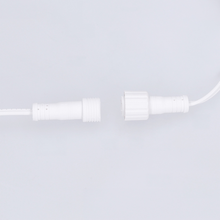 Brilagi - Guirnalda decorativa LED para exterior GIRLANDA 25xE12/0,8W/230V 20m blanca IP44 blanco cálido