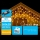 Brilagi - Guirnalda LED para exterior, 200 LEDs / 8 funciones, 13 x 0,6 m, IP44, blanco cálido