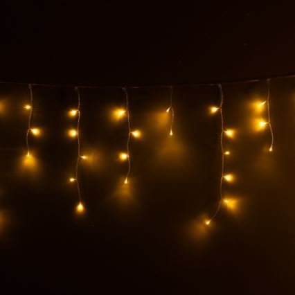 Brilagi - Guirnalda LED para exterior 400xLED/8 funciones 23m IP44 blanco cálido