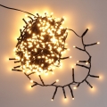 BRILAGI - Guirnalda navideña LED para exterior 400xLED 13m IP44 blanco cálido