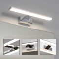 Brilagi - Iluminación LED 3 en 1 para espejo de baño VESTRA LED/8W/230V 40 cm IP44 cromo brillante