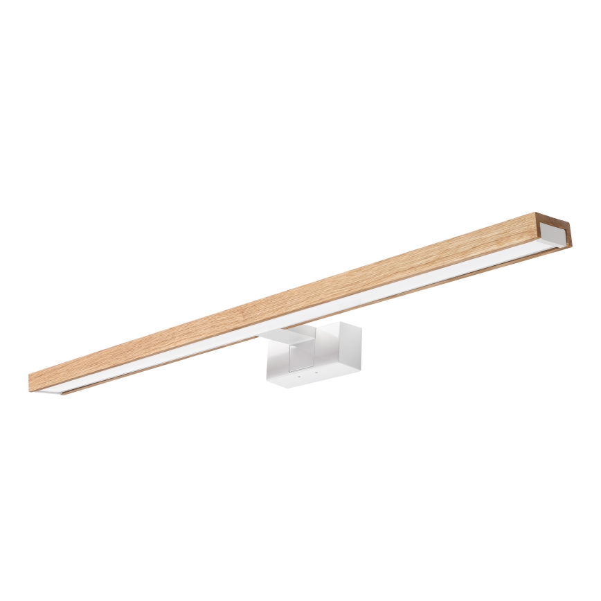 BRILAGI - Iluminación LED para espejo de baño 3 en 1 WOODY MIRROR LED/15W/230V 80 cm IP44 blanco/roble