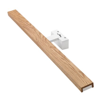 BRILAGI - Iluminación LED para espejo de baño 3 en 1 WOODY MIRROR LED/15W/230V 80 cm IP44 blanco/roble