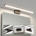 Brilagi - Iluminación LED para espejo de baño 3 en 1 VESTRA LED/12W/230V 60 cm IP44 negra
