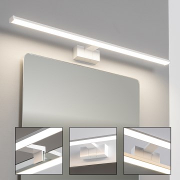 Brilagi - Iluminación LED para espejo de baño 3 en 1 VESTRA LED/15W/230V 80 cm IP44 blanca