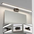Brilagi - Iluminación LED para espejo de baño 3 en 1 VESTRA LED/15W/230V 80 cm IP44 negra