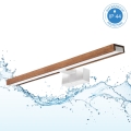 Brilagi - Iluminación LED para espejo de baño 3 en 1 WOODY MIRROR LED/12W/230V 60 cm IP44 blanco/roble cerezo