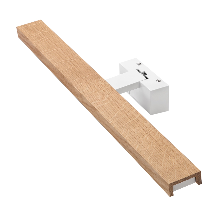 Brilagi - Iluminación LED para espejo de baño 3 en 1 WOODY MIRROR LED/12W/230V 60 cm IP44 blanco/roble