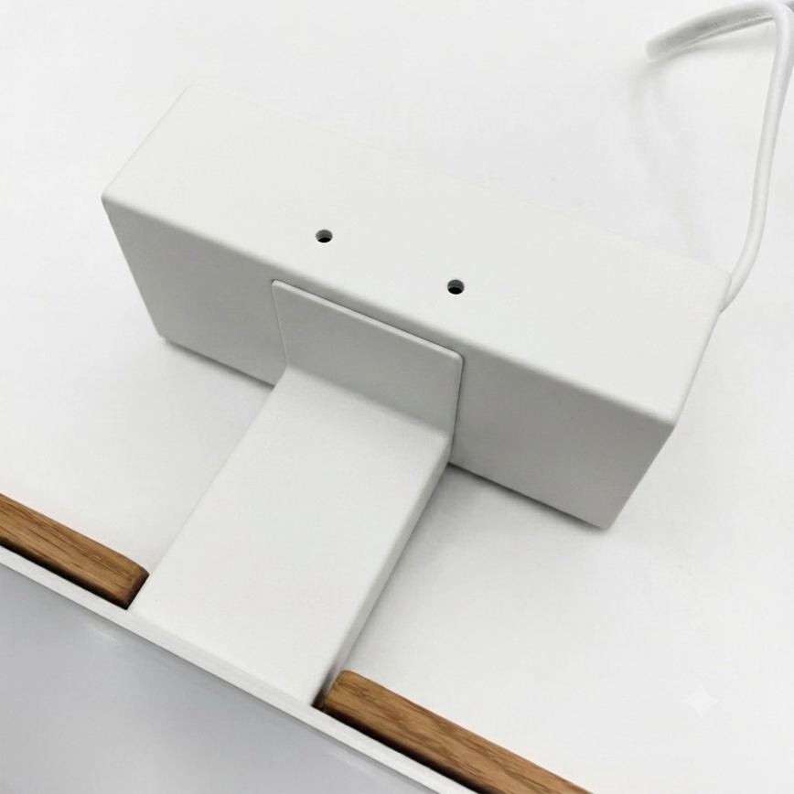 Brilagi - Iluminación LED para espejo de baño 3 en 1 WOODY MIRROR LED/12W/230V 60 cm IP44 blanco/roble