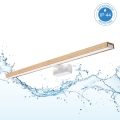 Brilagi - Iluminación LED para espejo de baño 3 en 1 WOODY MIRROR LED/15W/230V 80 cm IP44 blanco/roble