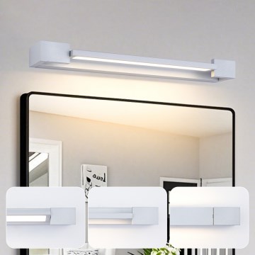 Brilagi - Iluminación LED para espejo de baño AQUA LINE LED/12W/230V 45 cm IP44 cromo mate CRI 90