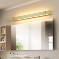 Brilagi - Iluminación LED para espejo de baño AQUA LINE LED/18W/230V 60 cm IP44 acabado dorado IRC 90