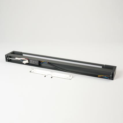 Brilagi - Iluminación LED para espejo de baño AQUA LINE LED/18W/230V 60 cm IP44 antracita CRI 90