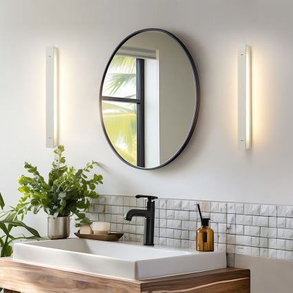 Brilagi - Iluminación LED para espejo de baño AQUA LINE LED/18W/230V 60 cm IP44 blanco CRI 90