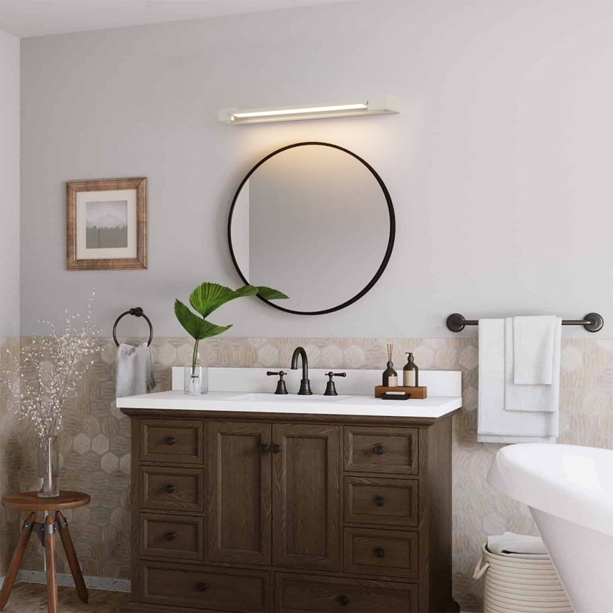 Brilagi - Iluminación LED para espejo de baño AQUA LINE LED/18W/230V 60 cm IP44 blanco CRI 90