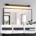 BRILAGI - Iluminación LED para espejo de baño AQUA LINE LED/20W/230V 80 cm IP44 negro IRC 90