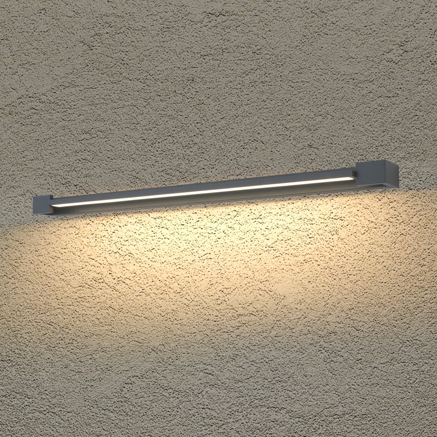 Brilagi - Iluminación LED para espejo de baño AQUA LINE LED/24W/230V 90 cm IP44 antracita CRI 90