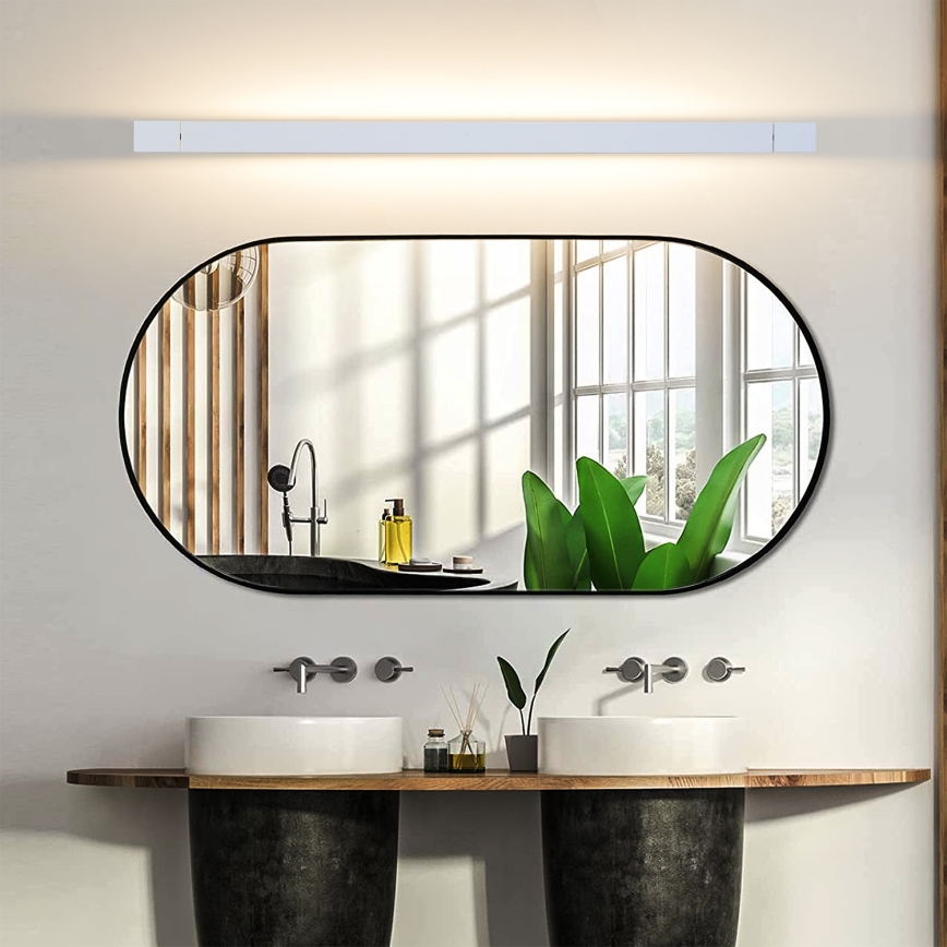 Brilagi - Iluminación LED para espejo de baño AQUA LINE LED/24W/230V 90 cm IP44 blanco CRI 90