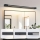 Brilagi - Iluminación LED para espejo de baño AQUA LINE LED/24W/230V 90 cm IP44 negro CRI 90