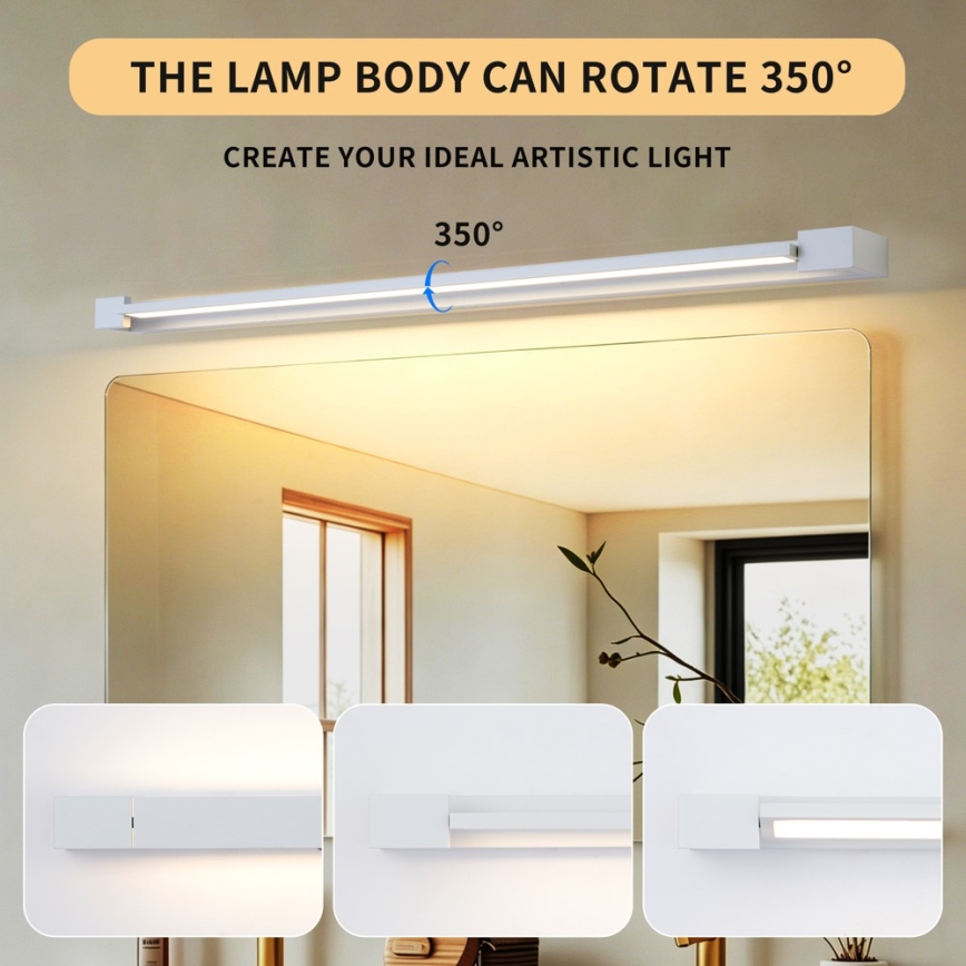 BRILAGI - Iluminación LED para espejo de baño AQUA LINE LED/28W/230V 100 cm IP44 blanco IRC 90