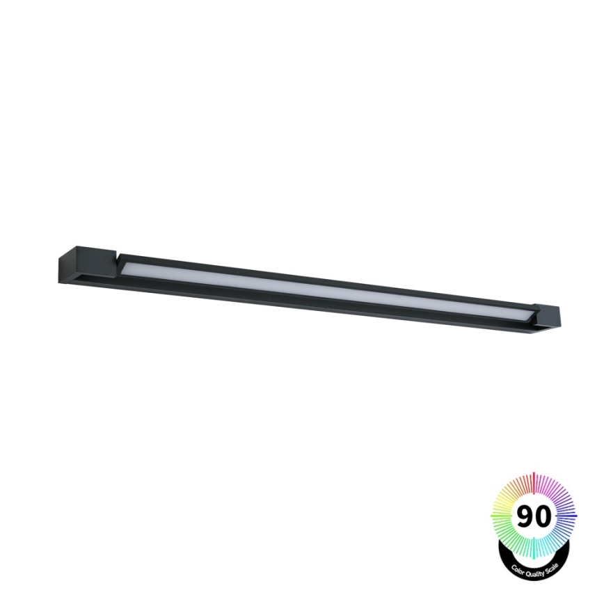 BRILAGI - Iluminación LED para espejo de baño AQUA LINE LED/28W/230V 100 cm IP44 negro CRI 90