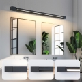 Brilagi - Iluminación LED para espejo de baño AQUA LINE LED/36W/230V 120 cm IP44 negra CRI 90