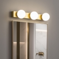 Brilagi - Iluminación LED para espejo de baño HOLLYWOOD 3xLED/3W/230V 39 cm IP44 dorada