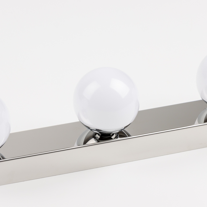 Brilagi - Iluminación LED para espejo de baño HOLLYWOOD, 3x LED de 3 W, 230 V, 39 cm, IP44, cromo brillante