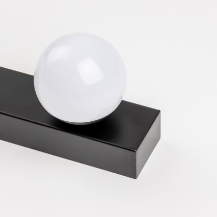 Brilagi - Aplique LED para espejo de baño HOLLYWOOD 3xLED/3W/230V 39 cm IP44 negro