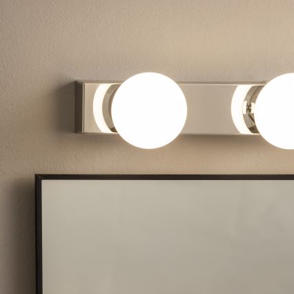 Brilagi - Iluminación LED para espejo de baño HOLLYWOOD 4xLED/3W/230V 53 cm IP44 cromo brillante