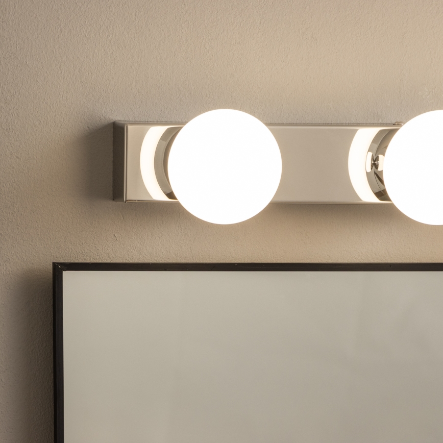 Brilagi - Iluminación LED para espejo de baño HOLLYWOOD 4xLED/3W/230V 53 cm IP44 cromo brillante