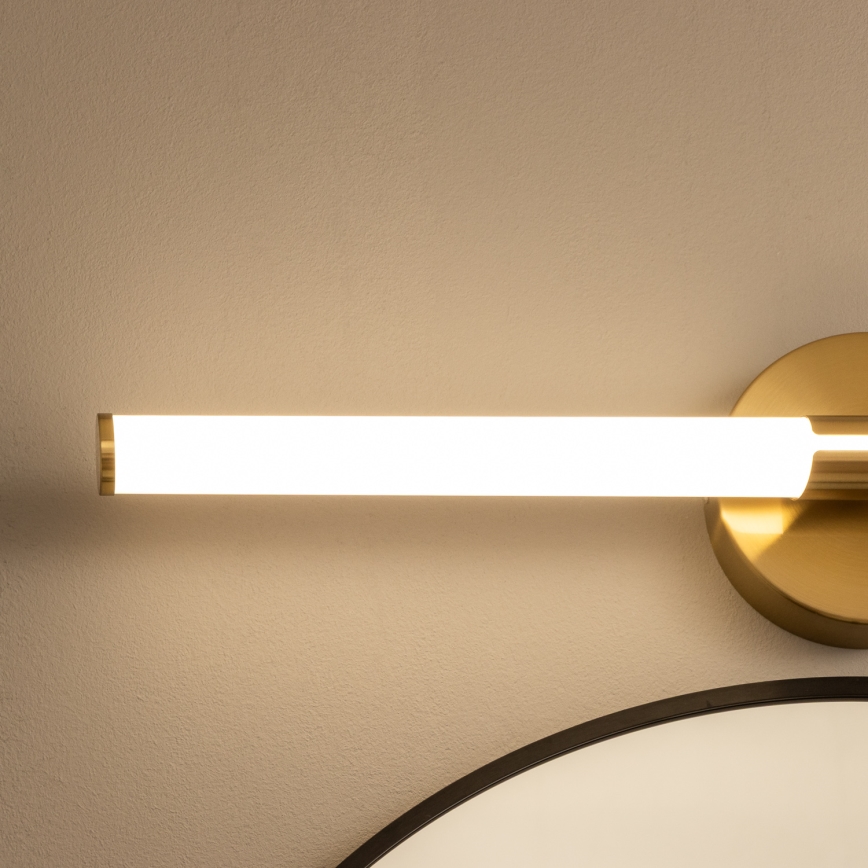 Brilagi - Iluminación LED para espejo de baño LARA LED/10W/230V 60 cm IP44 dorada