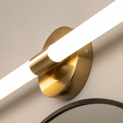 Brilagi - Iluminación LED para espejo de baño LARA LED/10W/230V 60 cm IP44 dorada