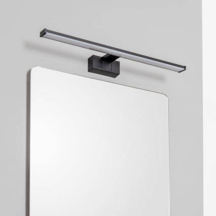 Brilagi - Iluminación LED para espejo de baño 3 en 1 VESTRA LED/12W/230V 60 cm IP44 negra